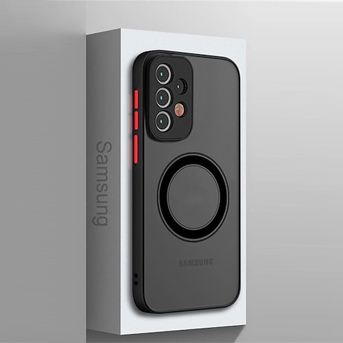 Handy Hülle Handyhüllen Für Samsung Galaxy S26 Ultra Plus S25 S24 S23 S22 S23 FE S21 Ultra Plus S20 A55 5G A35 5G Mit Magsafe Vollschutz Stoßfest PC Image