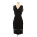 Elie Tahari Casual Dress - Sheath: Black Dresses - New - Women's Size 4