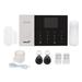 OWSOO Smart Home Burglar Alarm System 433MHz Wireless WiFi + GSM + GPRS 3G SMS Auto-dial Alarm System LCD Display Door Sensor PIR Motion Sensor Phone APP Remote Control Compatible with Voice C