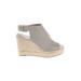 Kenneth Cole New York Wedges: Gray Shoes - Women's Size 9 1/2