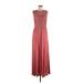 H&M Casual Dress - Maxi: Burgundy Dresses - Women's Size Medium