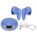 Bluetooth Earbuds Noise Reduction HiFi Stereo Sound Portable Multifunction True Wireless Earbuds for Working DrivingBlue