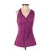 PrAna Active Tank Top: Purple Activewear - Women's Size X-Small