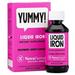 NovaFerrum Pediatric Drops Liquid Iron Supplement for Infants and Toddlers 4 Fl Oz (120 mL) - Raspberry Grape