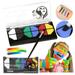 Zynic 1Xpainting Set Oil Tool Cosplay Color Face Kit Paint Up 6 Painting Kit Make Art Party Body Office Stationery