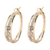 TUWABEII Hoop Earrings for Women Dainty CZ Huggies Simple Luxury Round Earrings Cubic Zirconia Earrings Fashion Jewelry Gifts