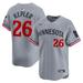 Men's Nike Max Kepler Gray Minnesota Twins Road Limited Player Jersey