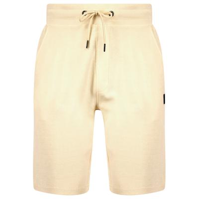 Jogger Shorts Tarot Motif Brushback Fleece Jogger Shorts in Pristine Cream / XXL - Tokyo Laundry