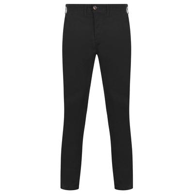 Trousers Kahua Stretch Cotton Chino Trousers in Jet Black - Kensington Eastside / XXL - Tokyo Laundry