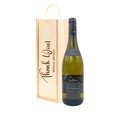 Personalised Sauvignon Blanc White Wine Gift " Thank You " Wooden Gift Box