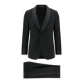 Giorgio Armani, Suits, male, Black, XL, Black Shawl Lapel Suit