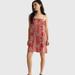 Lucky Brand Embroidered Square Neck Cami Dress - Women's Clothing Dresses in Tandori Spice, Size S