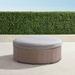 Pasadena Ottoman in Dove Finish - Vista Boucle Alabaster, Quick Dry - Frontgate