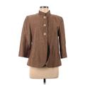 Lafayette 148 New York Jacket: Brown Jackets & Outerwear - Women's Size 8 Petite