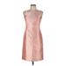 Ann Taylor Cocktail Dress - Slip dress: Pink Dresses - Women's Size 8 Petite