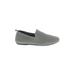 Mia Flats: Gray Solid Shoes - Women's Size 9