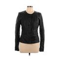 Kut from the Kloth Faux Leather Jacket: Black Jackets & Outerwear - Women's Size Large