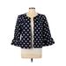 Anne Klein Blazer Jacket: Blue Print Jackets & Outerwear - Women's Size Large