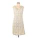 Ronni Nicole Cocktail Dress: Ivory Jacquard Dresses - Women's Size 12