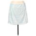 Divided by H&M Casual Skirt: Silver Brocade Bottoms - Women's Size Medium