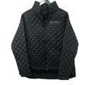 Athleta Jackets & Coats | Athleta Whisper Featherless Jacket Large Black Quilted Full Zip Sonoma Raceway | Color: Black | Size: L