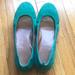 J. Crew Shoes | J.Crew Cece Suede Ballet Flat - Green - Size 8.5 | Color: Green | Size: 8.5
