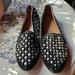 J. Crew Shoes | Ladies J Crew Studded Loafers. Size 6.5 | Color: Black/Silver | Size: 6.5