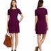 Madewell Dresses | Madewell Gallerist Ponte Purple A-Line Dress Size 2 | Color: Purple | Size: 2