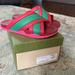 Gucci Shoes | Authentic Gucci Rubber Web Woman’s Criss Cross Slide Sandals Eu 39 | Color: Green/Red | Size: 9