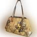 Coach Bags | Coach Hampton Floral Straw Leather Shoulder Bag | Color: Gold/Pink | Size: Os