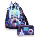 Disney Bags | Disney Parks Cinderella Loungefly Backpack Wallet Castle Coach Carriage Series | Color: Blue/Purple | Size: Os