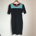 Lularoe Dresses | New Lularoe Julia Black With Color-Blocking Dress Midi | Color: Black/Blue | Size: S