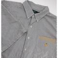 Ralph Lauren Shirts | Lauren Ralph Lauren Men's Blue Check Short Sleeve Xxl Cotton Shirt | Color: Blue/White | Size: Xxl