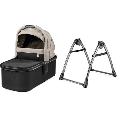 Peg Perego Bassinet With Home Stand - Vanilla Blend