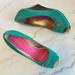 Lilly Pulitzer Shoes | Lilly Pulitzer Resort Chic Jewel Green Suede Peep Toe Wedge Shoes Women Size 8.5 | Color: Black/Green | Size: 8.5