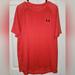 Under Armour Shirts | Men's Under Armour The Tech Tee Heatgear Red Shirt Size Large | Color: Red | Size: L