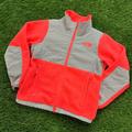 The North Face Jackets & Coats | Girls The North Face Fleece Jacket | Color: Gray/Orange | Size: 7g