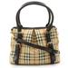 Burberry Bags | Burberry Nova Plaid Tote Bag Shoulder Pvc Leather Beige Dark Brown | Color: Brown | Size: Os