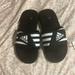 Adidas Shoes | Adidas Size 9 Slippers Nwt | Color: Black | Size: 9