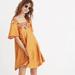 Madewell Dresses | Madewell Square Neck Floral Mini Dress | Color: Yellow | Size: S