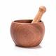 Multi-purpose Wooden Mortar and Pestle Set for Grinding and Crushing Spices, Nuts, and More - Large Size