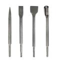 4PCS SDS Shank Point Flat Wide Flat Electric Hammer Bit For Wall Concrete Impact Drill Elbow Widening Drill Bit For Hammer Drill Sds