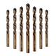 Twist Drills, 1.0-13mm HSS M35 Gun Drill Bit Cobalt Coated Twist Drill Bit Set For Wood/Metal Hole Cutter Power Tools (Size : 6.8mm, Color : 5PCS)