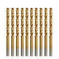 Twist Drills, HSS DIN338 Drill Set 1.0-13MM, Tools M2 Drill Bits Set, for Drilling on Metal, Aluminum, Copper, Zinc Alloy (Size : 10.5mm 5pc)