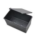 MXMZSRTH Pastry Mould Baking Tools Toast Bread Carbon Steel Non-Stick Baking Tray Cake Mould with Lid (Color : Noir, Size : 500g)