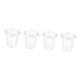 ABOOFAN 4pcs Espresso Machine Accessories Tools Coffee Machine Coffee Concentrate Coffee Makers Measuring Cup Coffee Cups Coffee Dosing Cup Cups Dosing Cups PC Plastic Smell Cup Medication