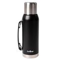 OUTLINER Thermos Flask, 1 Litre, Stainless Steel Thermos Flask with Vacuum Insulation for Hot and Cold, 25 Hours Hot - 12 Hours Cold, Thermos Flask, BPA-Free, Insulated Jug with Handle, Black