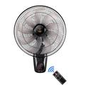 Wall-mounted Electric Fan, 16-inch Black Silent Remote Control Intelligent Timed Air Flow Fan for Bedroom, Home, Office, Kitchen (Color : Style 1, Size : Remote control fan) (Remote Control Fan Styl