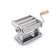 Imperia Titania IPASTA Pasta Machine 100% Made in Italy Fresh Steel Pasta Machine Manual Dough Scraper with Crank Creates a Sheet for Lasagne, Tagliolini, Fettuccine, Chromed