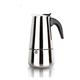 BAFFII Stainless Steel 100ML 200ML 300ML 400ML Moka Coffee Maker Pot Mocha Espresso Latte Stovetop Filter Coffee Pots Percolator Tools Coffee Machines (Color : 100ml)